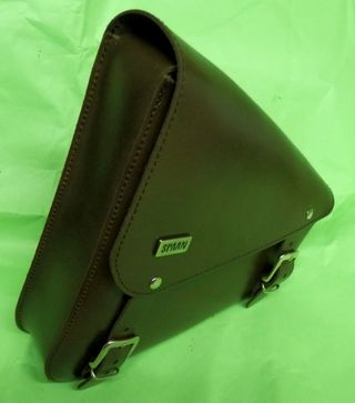 Alforja Harley y Custom de Cuero Marrón