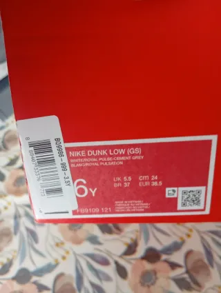 Scarpe Nike Dunk Low Grigio Bianco Blu