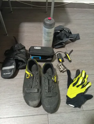 Zapatillas Ciclismo NW Amarillas