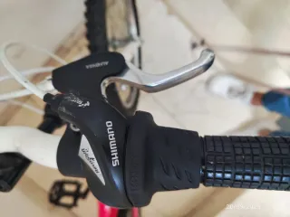 Bicicleta QUER rosa y blanca