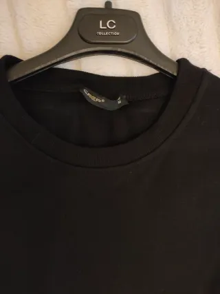 Vestito felpa con gonna in ecopelle