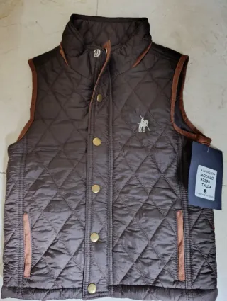 Chaleco sin mangas acolchado niño/niña Talla 6