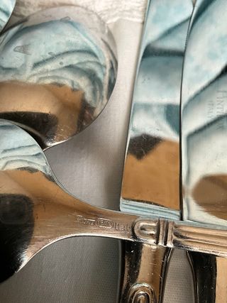 Set 8 pezzi posate Bernini oro/argento