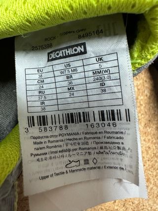 Pies de gato Simond Vibram verde talla 38