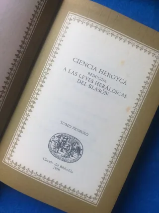 LEYES HERALDICAS ( 2 tomos )