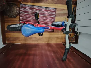 Bicicleta Infantil Roja y Azul