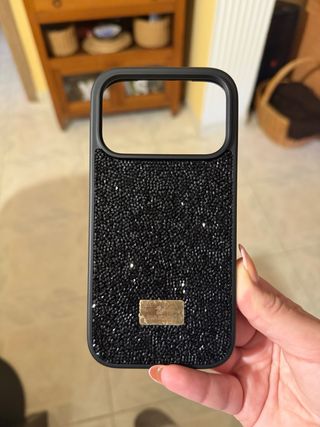 Funda Swarovski iPhone 17 Pro Negra