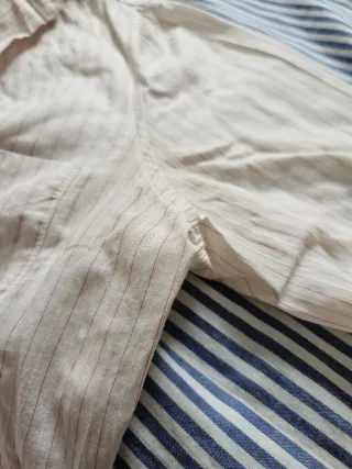 Camisa Burberry Rayas Rosas Algodón Clásica