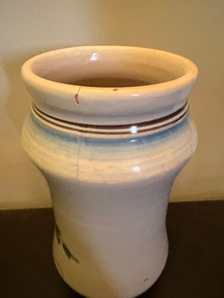 Vaso Farmaceutico Vintage Decorato