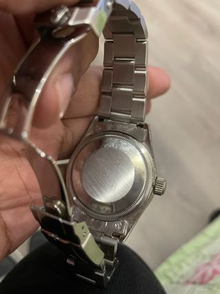 Reloj Automático Negro y Plateado