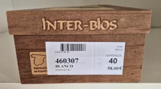 Sandalias Inter Bios Blancas Talla 40