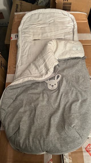 Sacos para silla de paseo gris con estrella