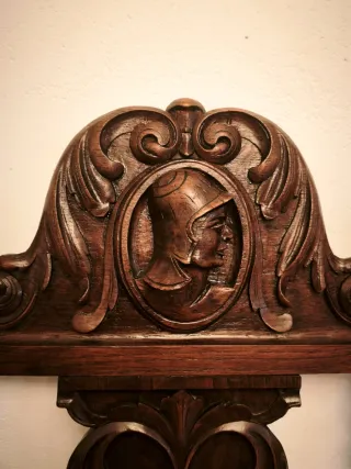 Sillas madera roble neorenacentistas