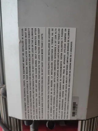 Foco LED Cultivo Indoor 630W