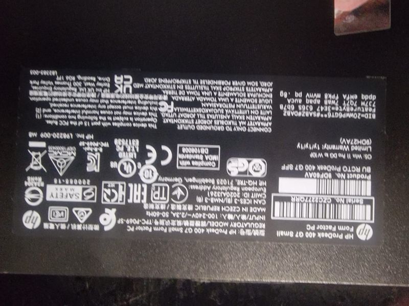 PC Fijo HP ProDesk afbeelding 3