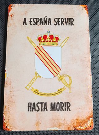 Cartel Metálico Academia Suboficiales "El Talarn"