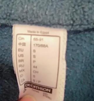 Forro polar Quechua Decathlon Talla S