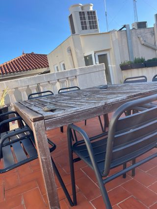 Mesa de jardín para 8 personas