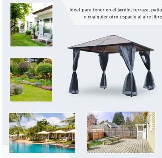 Cenador Jardín 3x3m