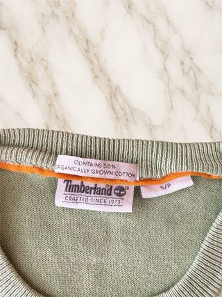 Jersey Timberland Algodón Verde Salvia