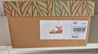 Sandalias de cuña multicolor