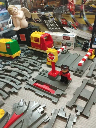 Trenes y vías Lego