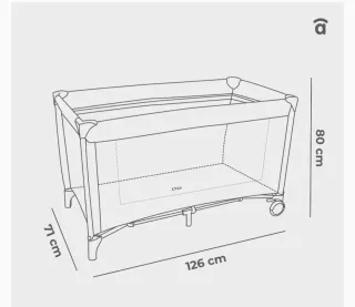 Cuna de viaje Asalvo