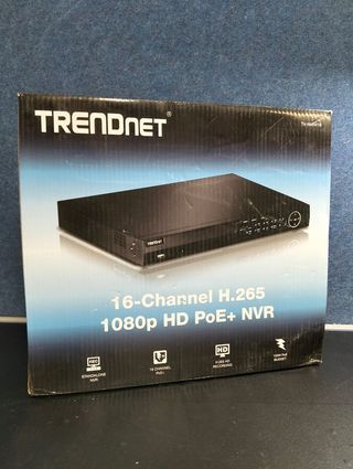 Registrador NVR PoE+ TRENDnet 16 canales 4K
