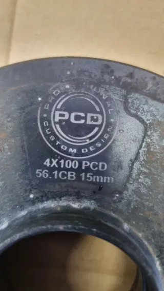 Juego de 4 separadores para medida 4x100