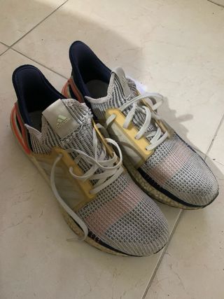 Zapatillas Adidas Ultraboost Gris Naranja