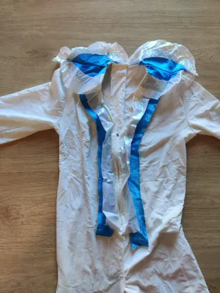 Disfraz infantil blanco y azul