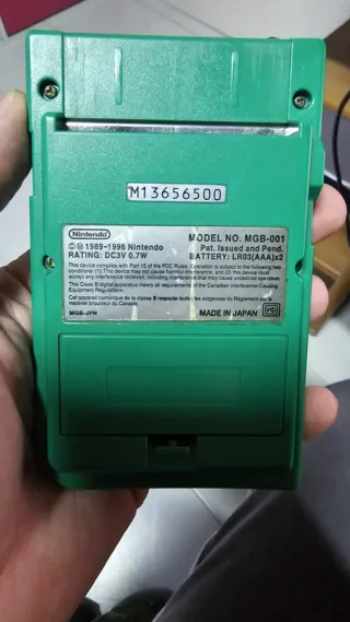 Game Boy Pocket Verde + Kirby's Block Ball Jap