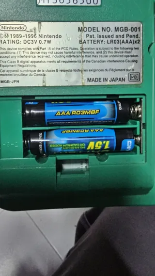 Game Boy Pocket Verde + Kirby's Block Ball Jap