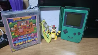 Game Boy Pocket Verde + Kirby's Block Ball Jap