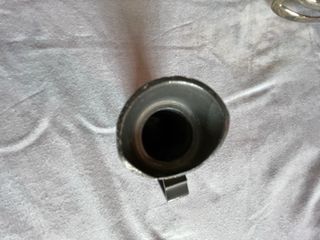 Medidor de peltre vintage de centilitro