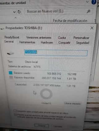 Disco Duro Externo Toshiba 2TB