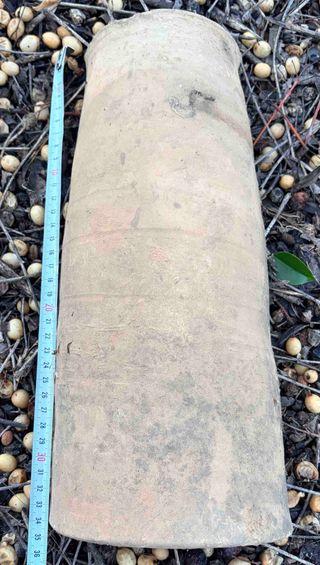 Tejas árabes de barro antiguas