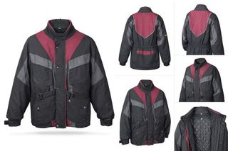 Chaqueta T-M Moto Garibaldi Negro/Rojo