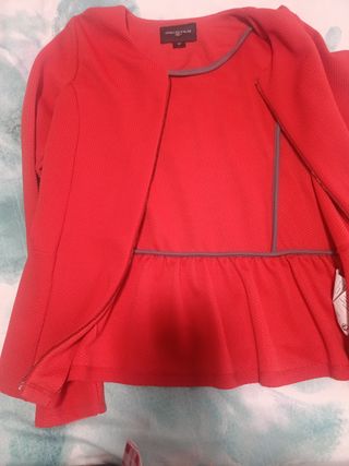 Blazer Gran Pausa Rojo Talla M