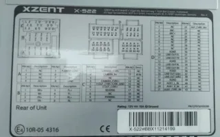 Pantalla Xzent X522 Coche Camper Autocarava