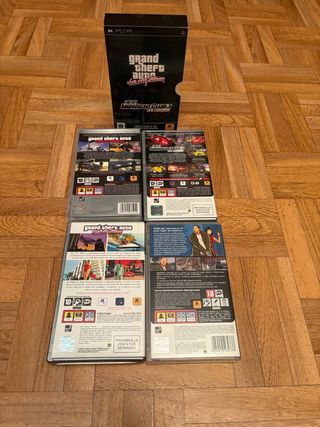 Lote de juegos de Rockstar games para psp
