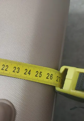 Maleta de cabina beige/dorada