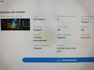 Fondo Fotografía PVC Setas