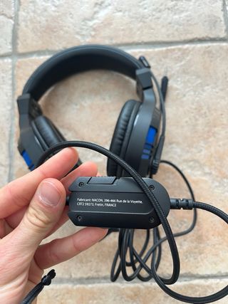 Cascos Gaming Bigben PS5 Negros y Azules