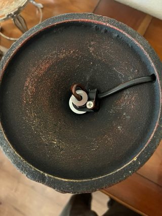 Lámpara estilo Tiffany Cristal Morado Metal