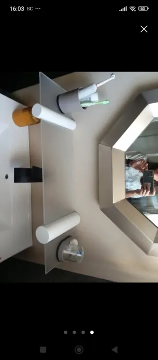 Estantería/balda IKEA Varmblixt de vidrio y metal