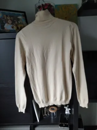 Jersey cuello alto Lefties beige Talla M