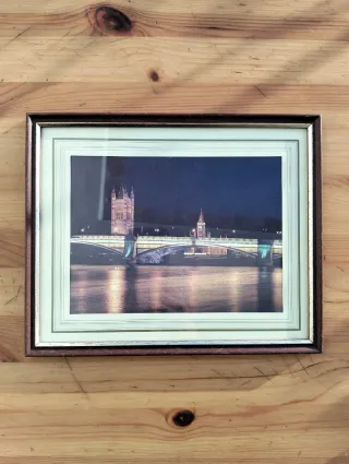 Quadro Londra Big Ben Westminster 27x22