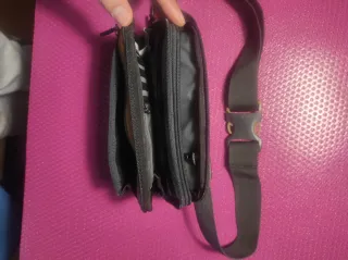 Riñonera Forclaz Negra y Marrón