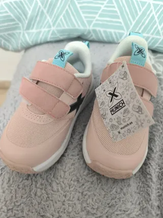 Zapatillas Munich rosas y blancas
